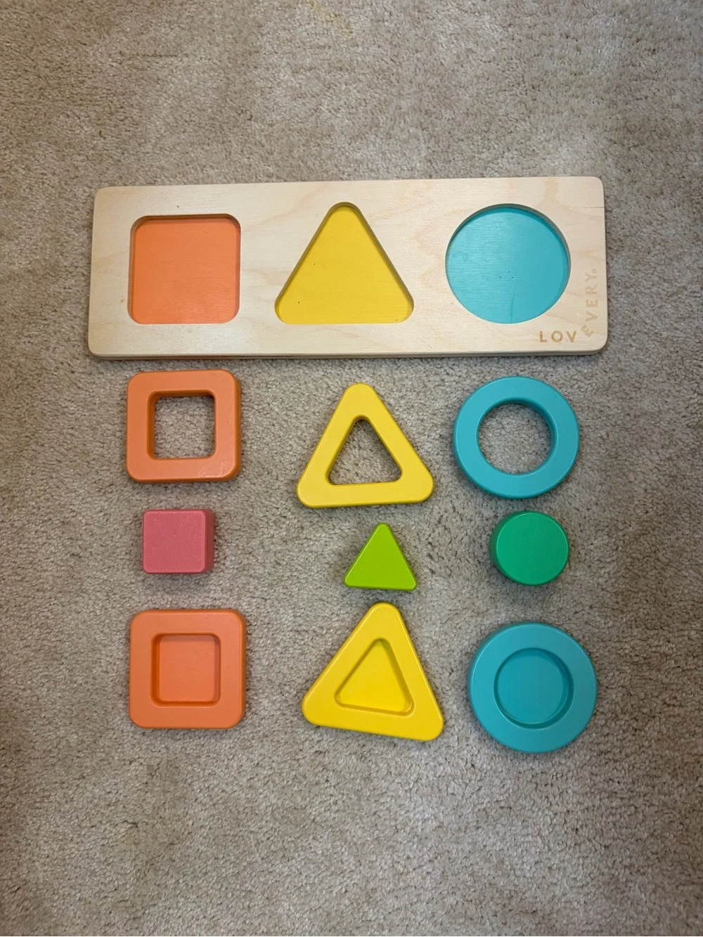 Lovevery Geo Shapes Puzzle